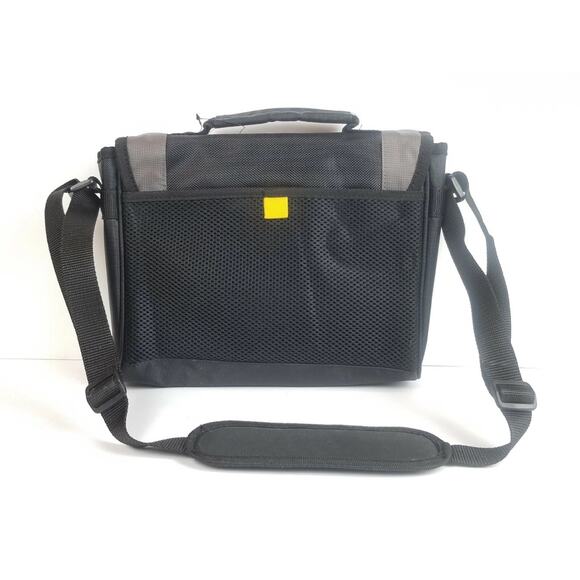 Targus CityGear Mini Shoulder Bag for iPad & Notebooks, Black/Grey Nylon NWT - Picture 2 of 5